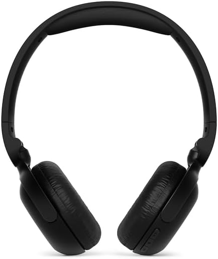PHILIPS H2209 Wireless Bluetooth On-Ear Headphones with Dynamic Bass, 25H Battery Life & Clear Calls – Matte Black